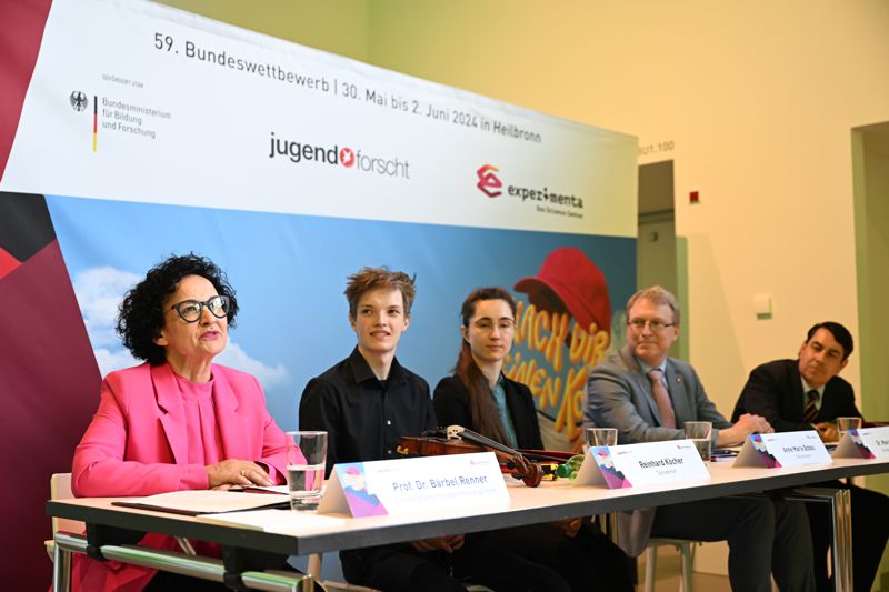 Pressekonferenz zum Bundeswettbewerb Jugend forscht 2024