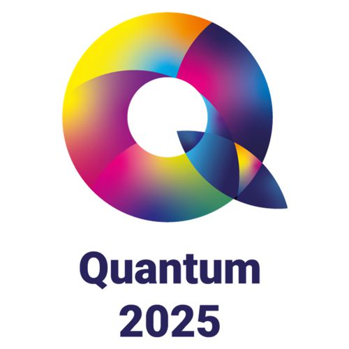 Logo "Quantum 2025" zum Internationalen Quantenjahr
